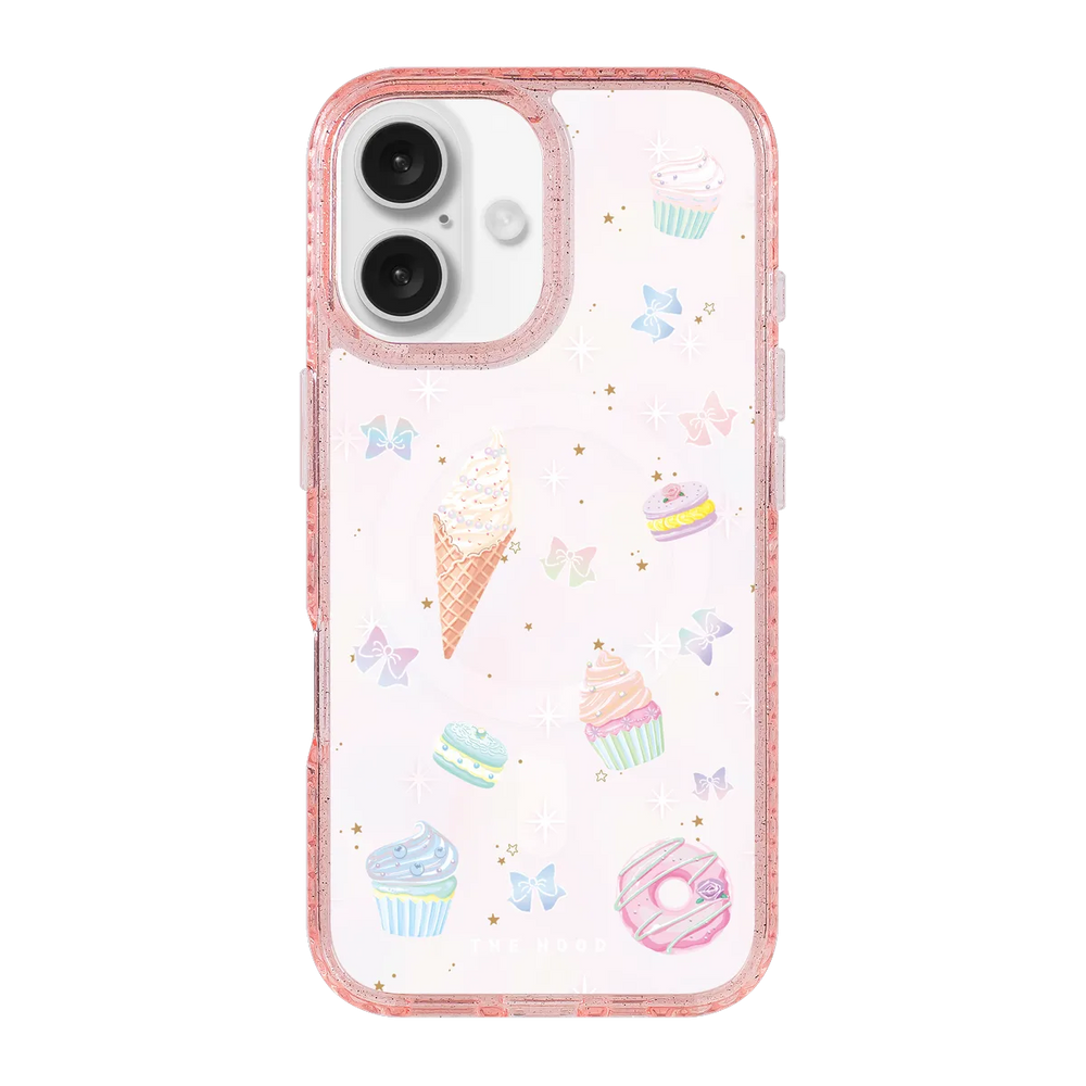 6288-iphone-16-golden-case-magsafe-compatible-pink-glitter