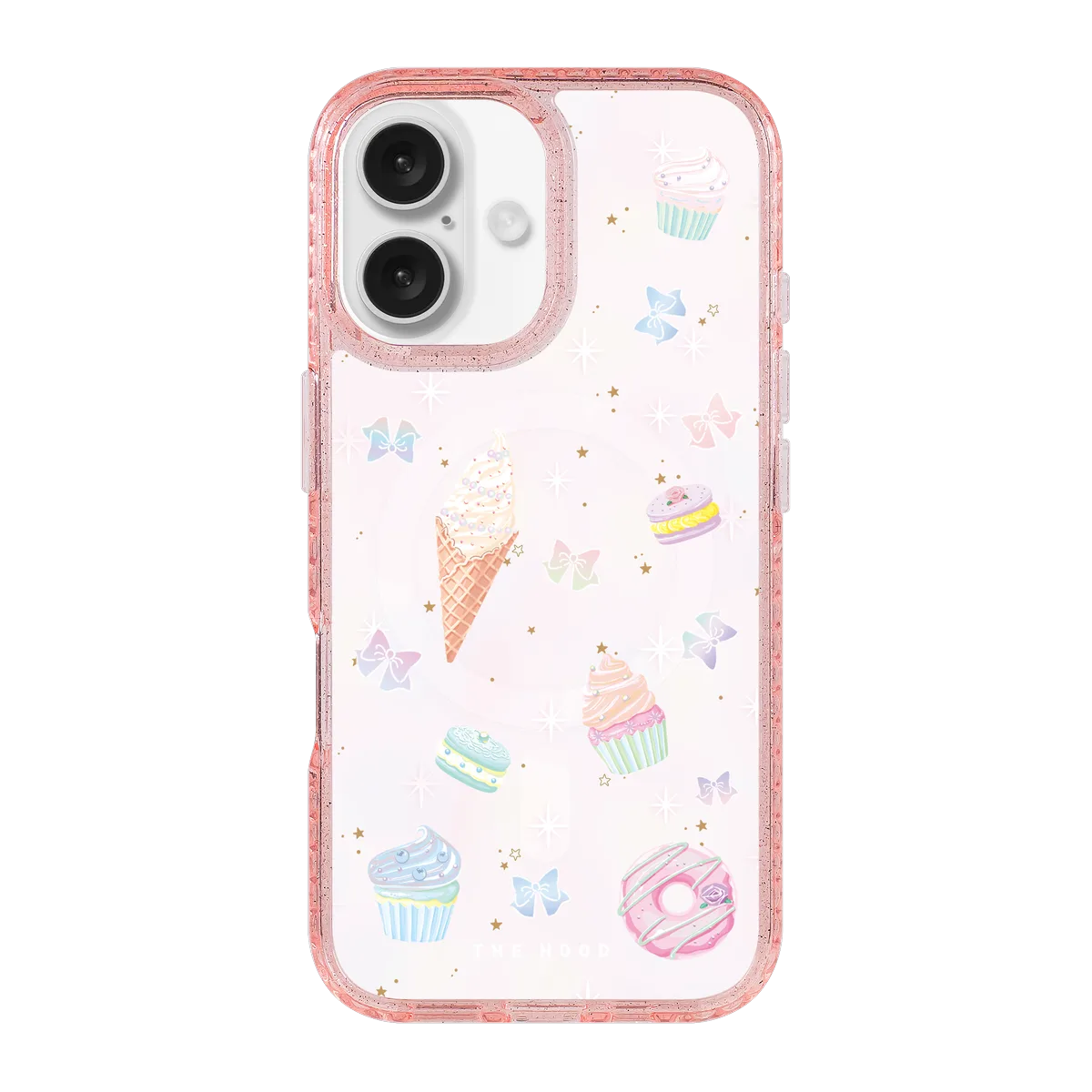 6288-iphone-16-golden-case-magsafe-compatible-pink-glitter
