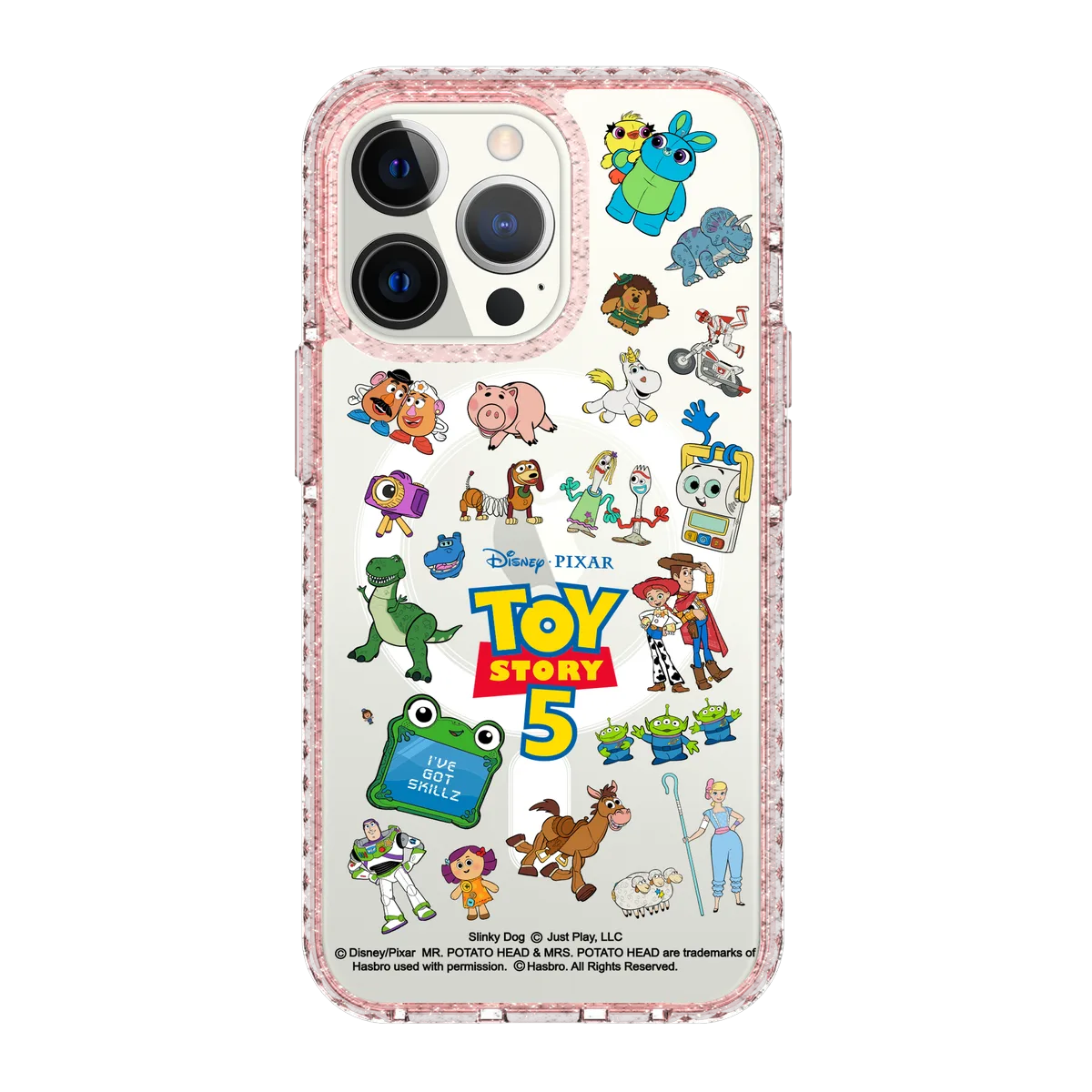 6322-iphone-13-pro-golden-case-magsafe-compatible-pink-glitter