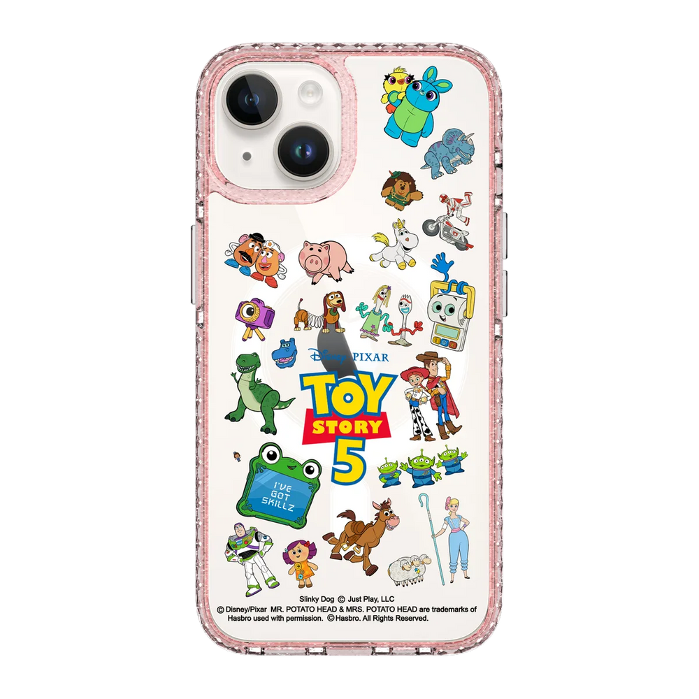 6322-iphone-14-golden-case-magsafe-compatible-pink-glitter