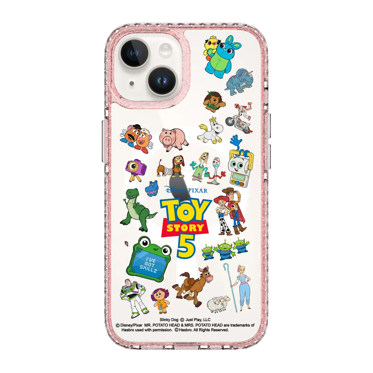 6322-iphone-14-golden-case-magsafe-compatible-pink-glitter