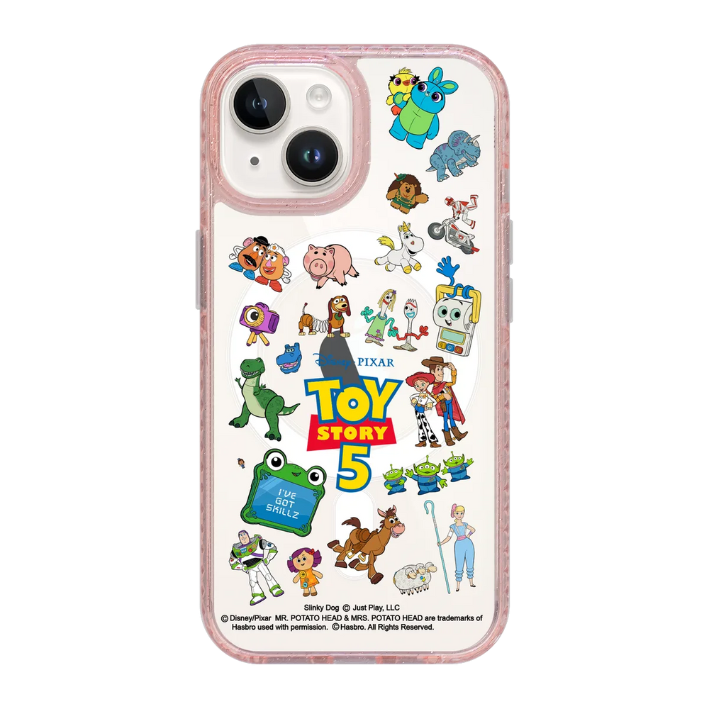6322-iphone-15-golden-case-magsafe-compatible-pink-glitter