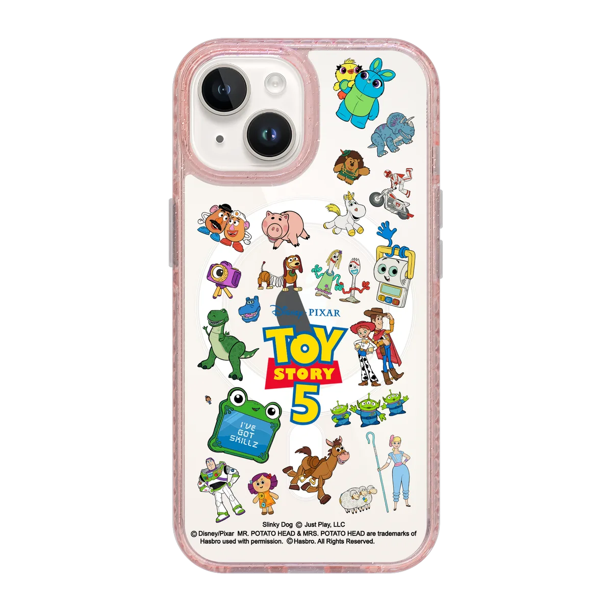 6322-iphone-15-golden-case-magsafe-compatible-pink-glitter