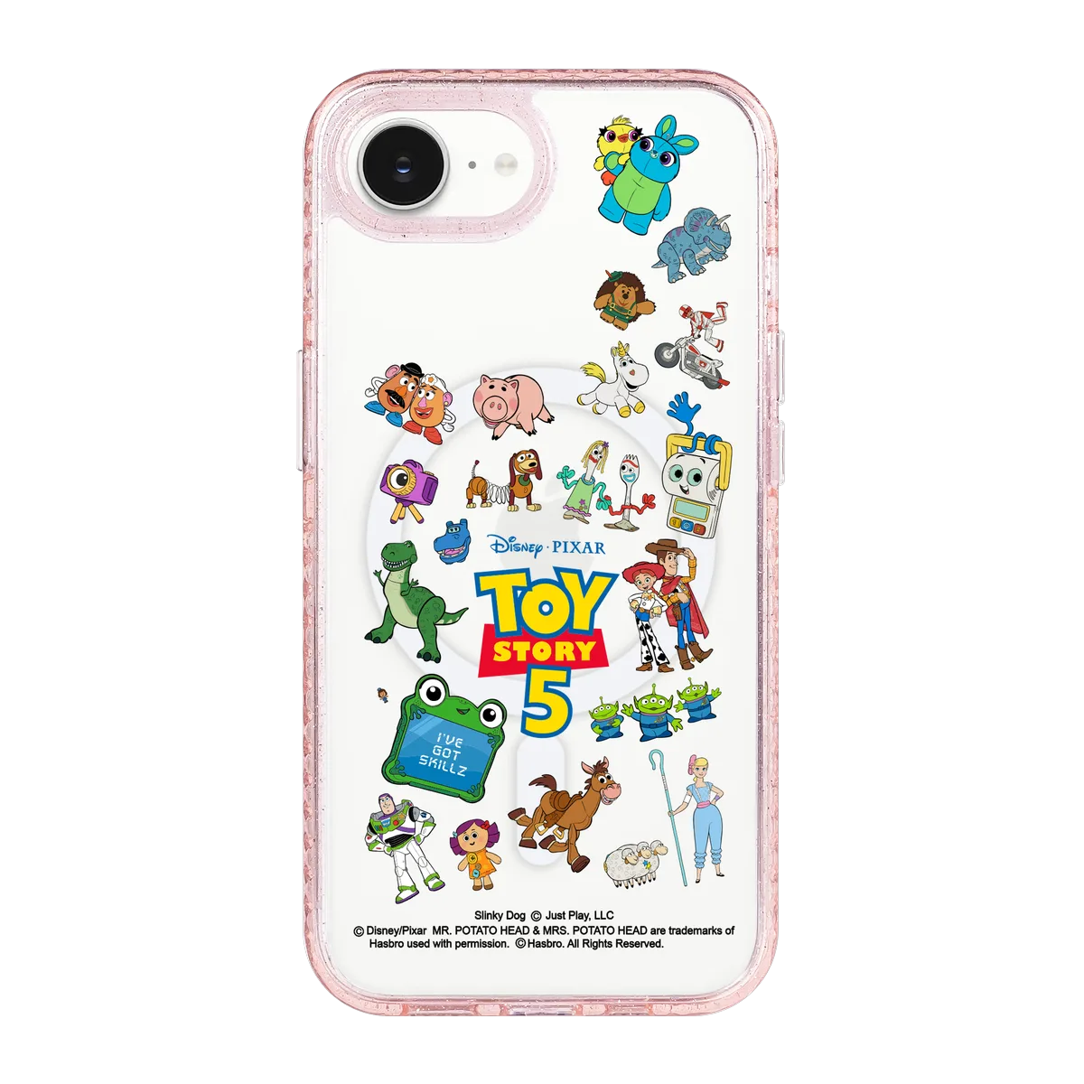 6322-iphone-16-e-golden-case-magsafe-compatible-pink-glitter