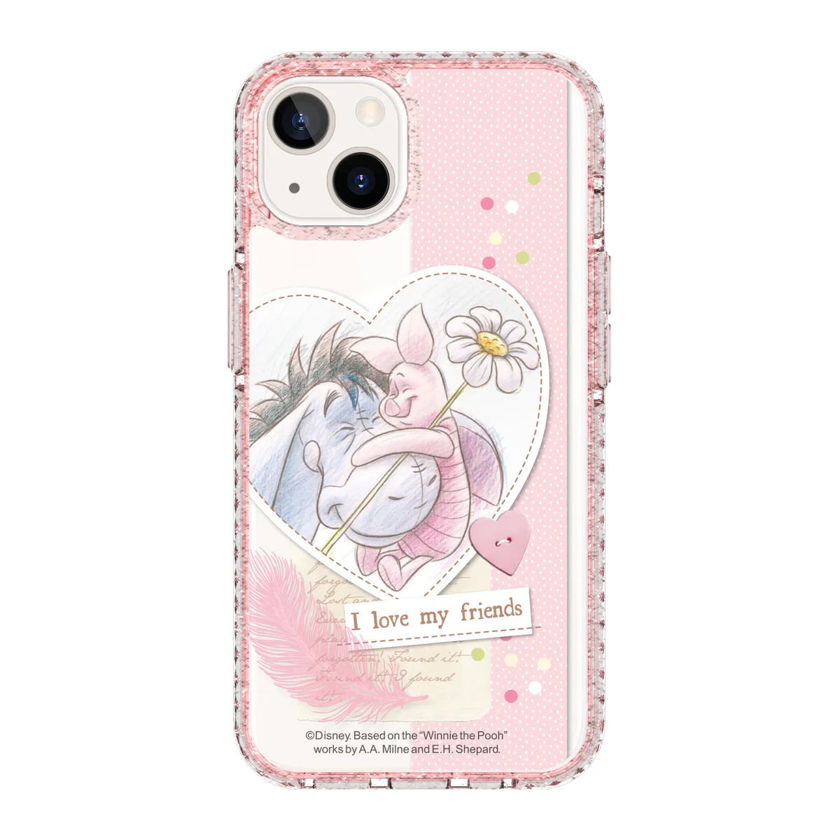 6335-iphone-13-golden-case-magsafe-compatible-pink-glitter