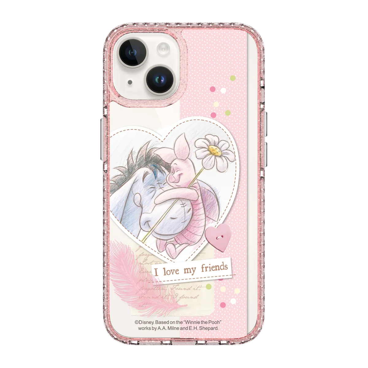 6335-iphone-14-golden-case-magsafe-compatible-pink-glitter
