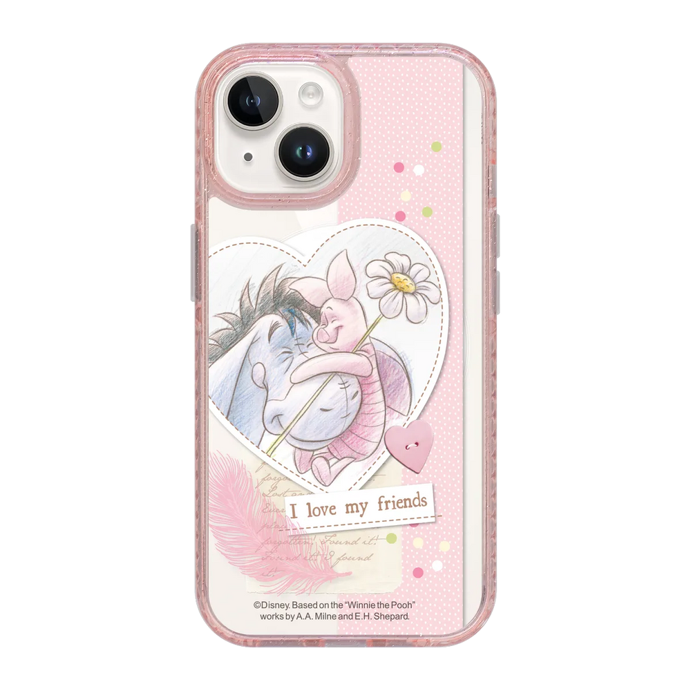6335-iphone-15-golden-case-magsafe-compatible-pink-glitter