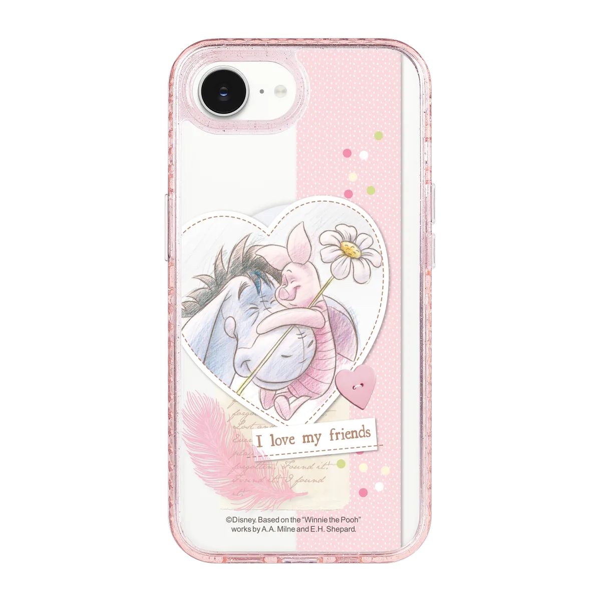 6335-iphone-16-e-golden-case-magsafe-compatible-pink-glitter