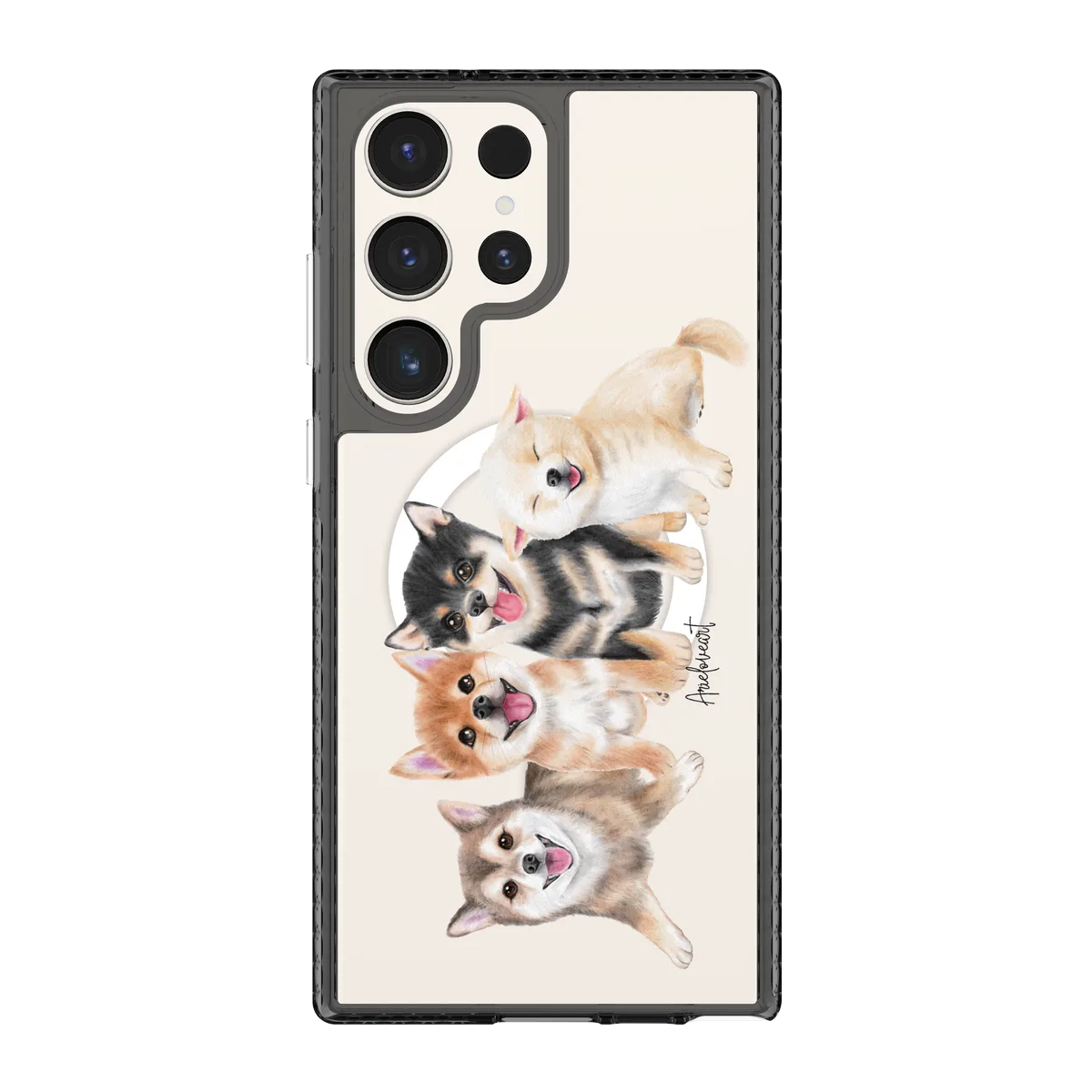 6346-galaxy-s23-ultra-golden-case-magsafe-compatible-transparent-black
