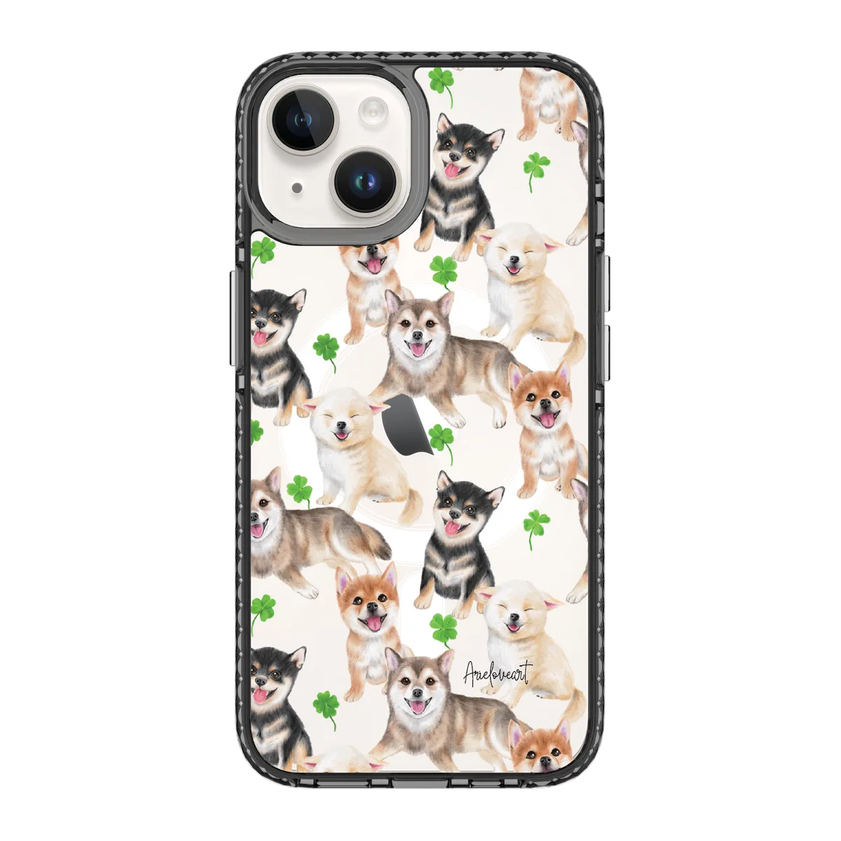 6348-iphone-14-golden-case-magsafe-compatible-transparent-black