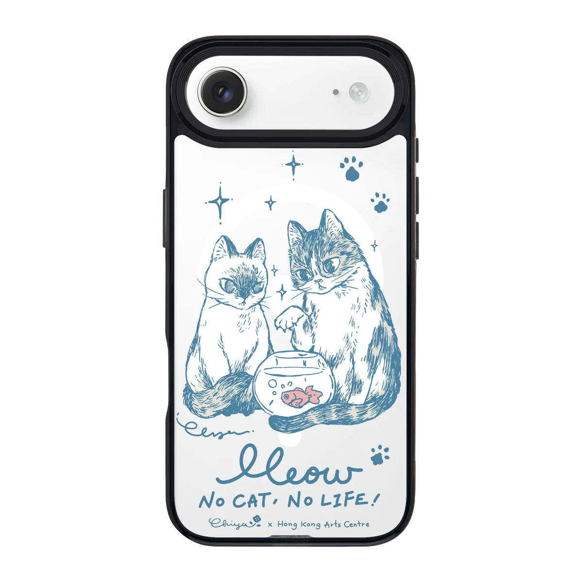 6362-iphone-17-air-goldensnap-case-magsafe-compatible-transparent-black