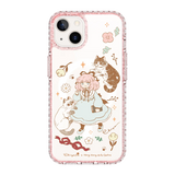 6364-iphone-13-golden-case-magsafe-compatible-pink-glitter