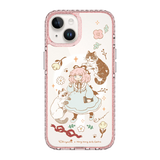 6364-iphone-14-golden-case-magsafe-compatible-pink-glitter