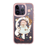 6364-iphone-14-pro-golden-case-magsafe-compatible-pink-glitter
