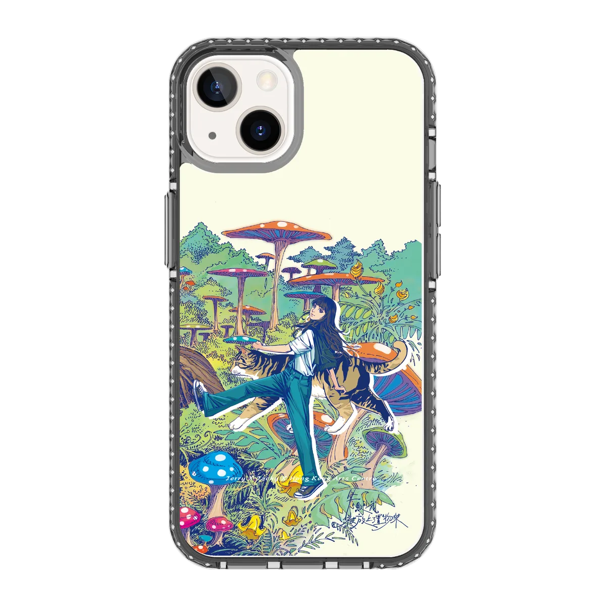 6365-iphone-13-golden-case-magsafe-compatible-transparent-black