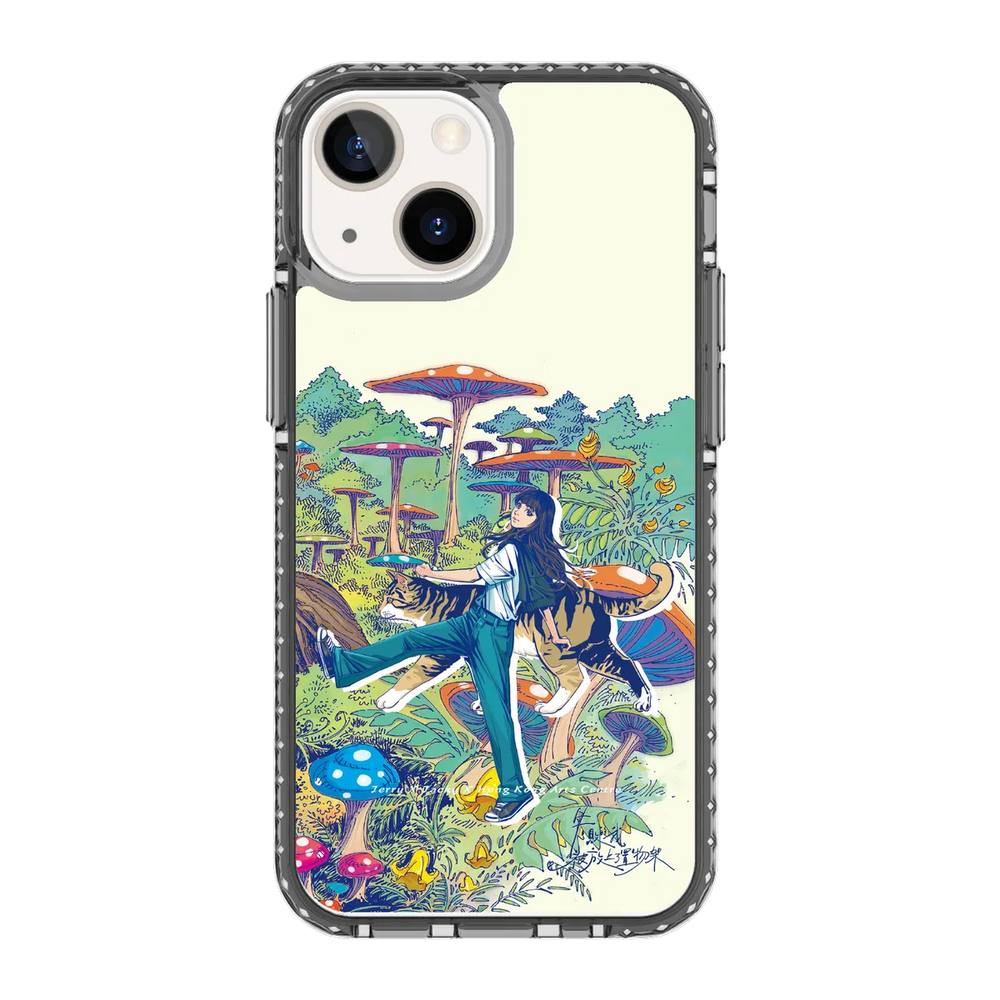 6365-iphone-13-mini-golden-case-magsafe-compatible-transparent-black