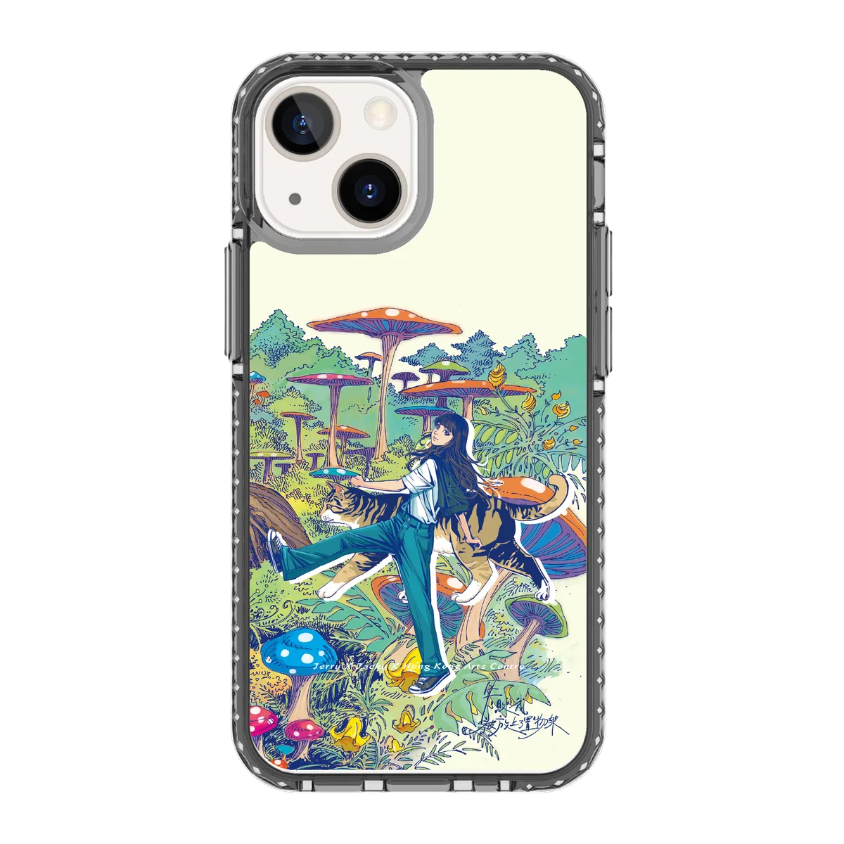 6365-iphone-13-mini-golden-case-magsafe-compatible-transparent-black