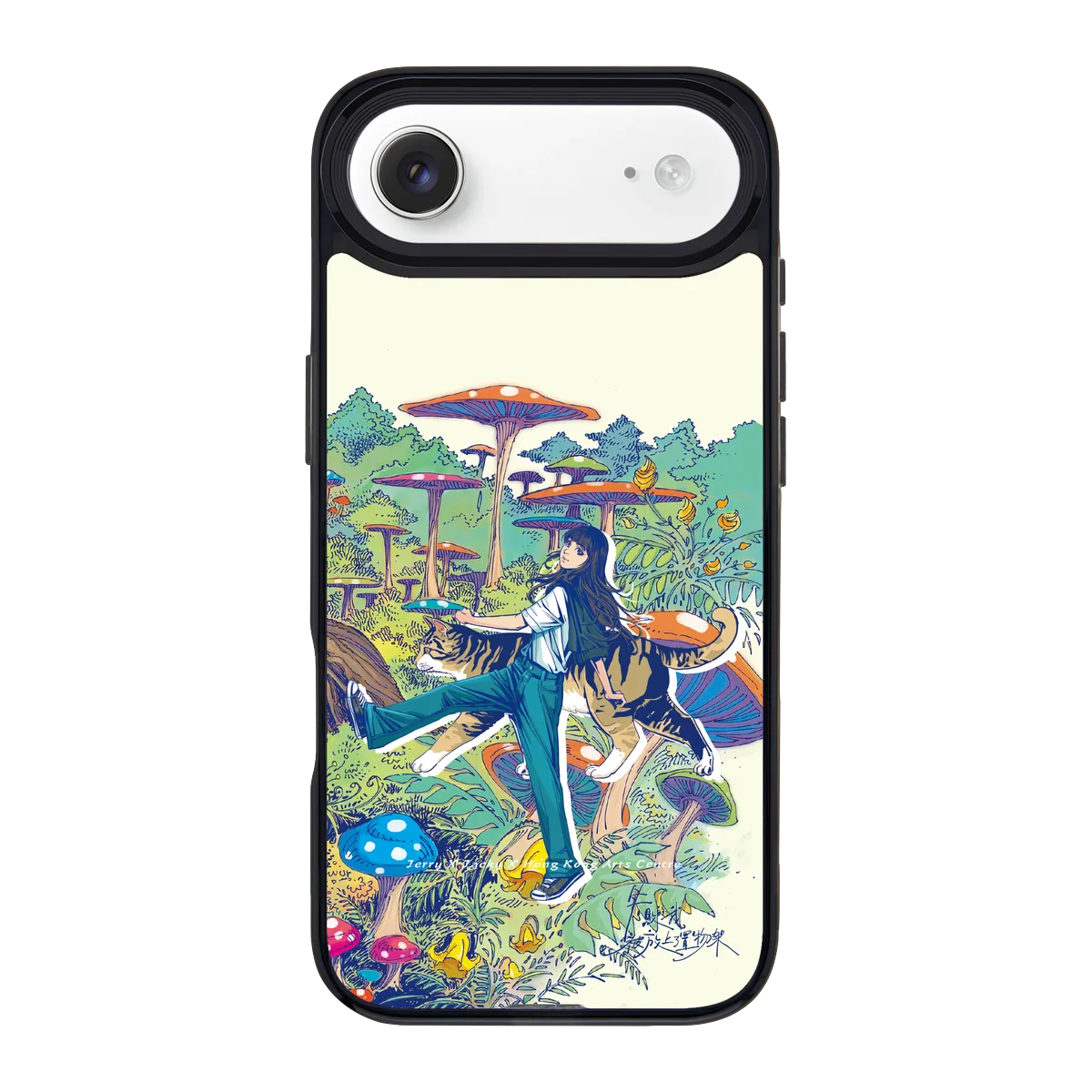6365-iphone-17-air-goldensnap-case-magsafe-compatible-transparent-black