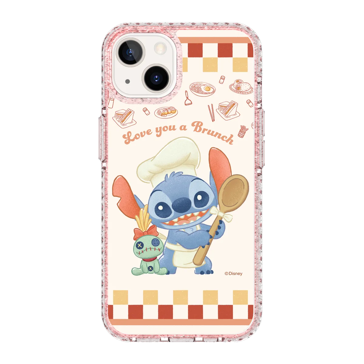 6369-iphone-13-golden-case-magsafe-compatible-pink-glitter