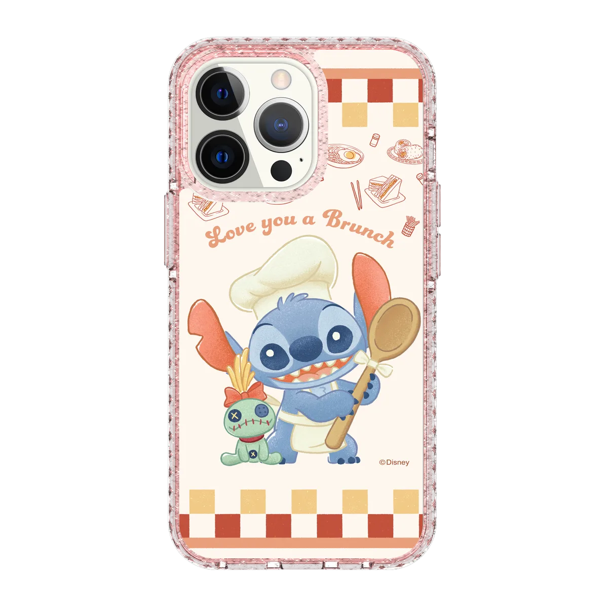 6369-iphone-13-pro-golden-case-magsafe-compatible-pink-glitter