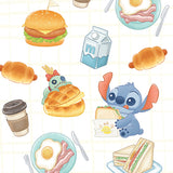 6371 Disney Stitch Breakfast Food Pattern