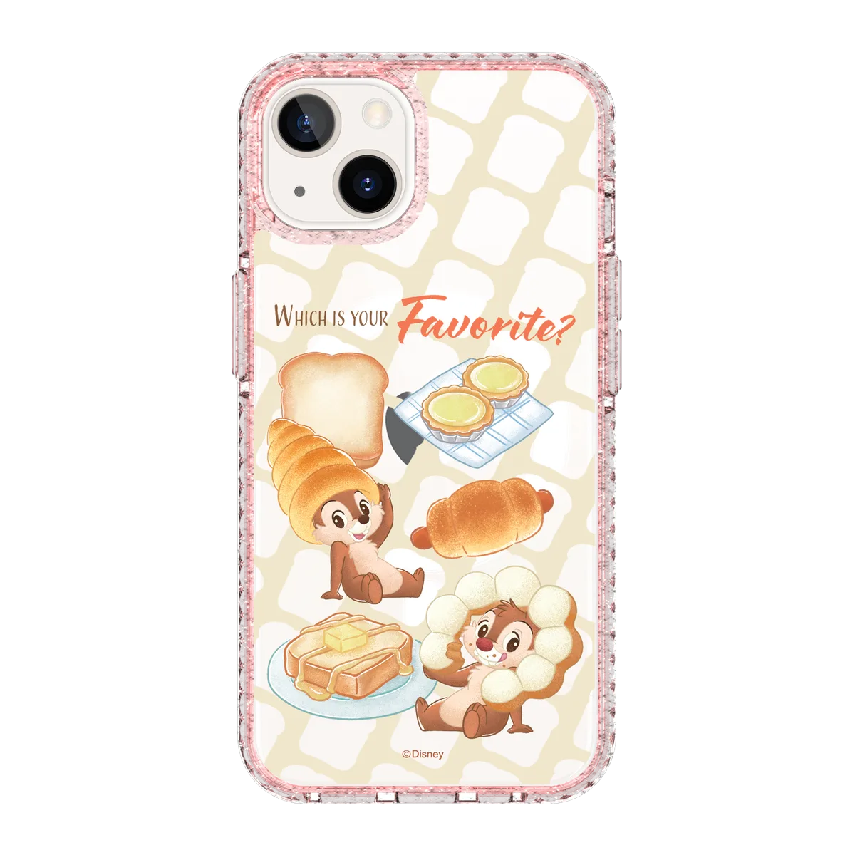 6373-iphone-13-golden-case-magsafe-compatible-pink-glitter