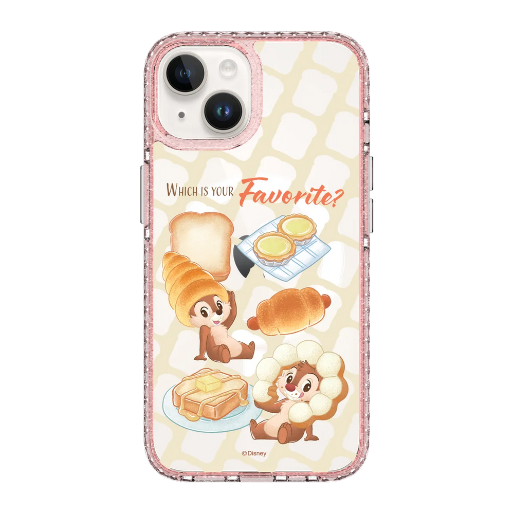 6373-iphone-14-golden-case-magsafe-compatible-pink-glitter