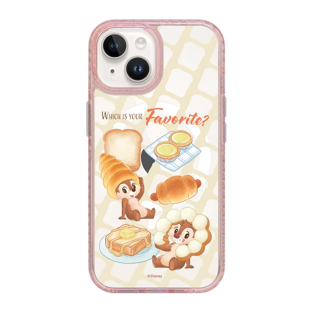 6373-iphone-15-golden-case-magsafe-compatible-pink-glitter