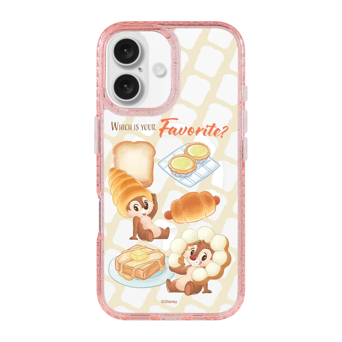 6373-iphone-16-golden-case-magsafe-compatible-pink-glitter