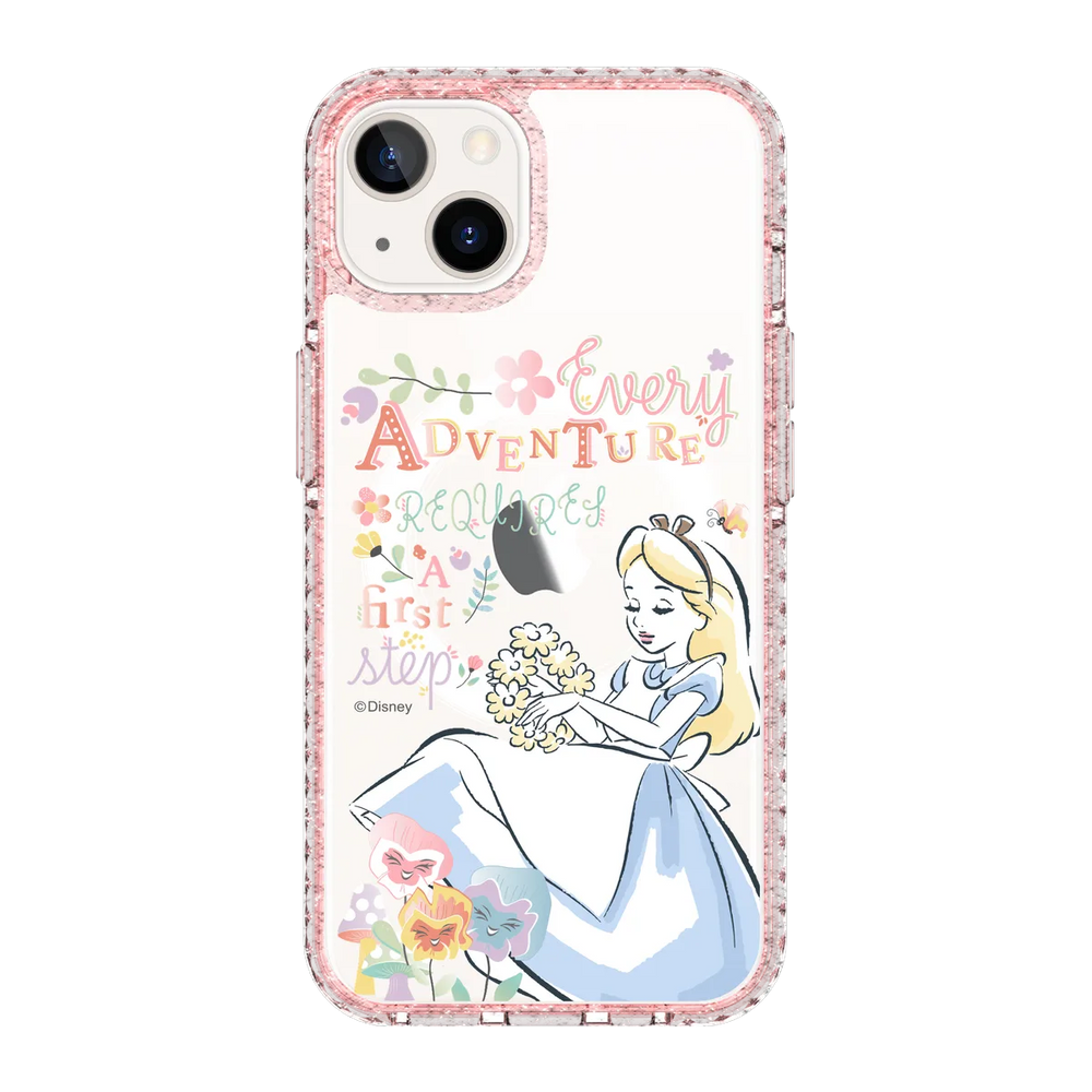 6391-iphone-13-golden-case-magsafe-compatible-pink-glitter