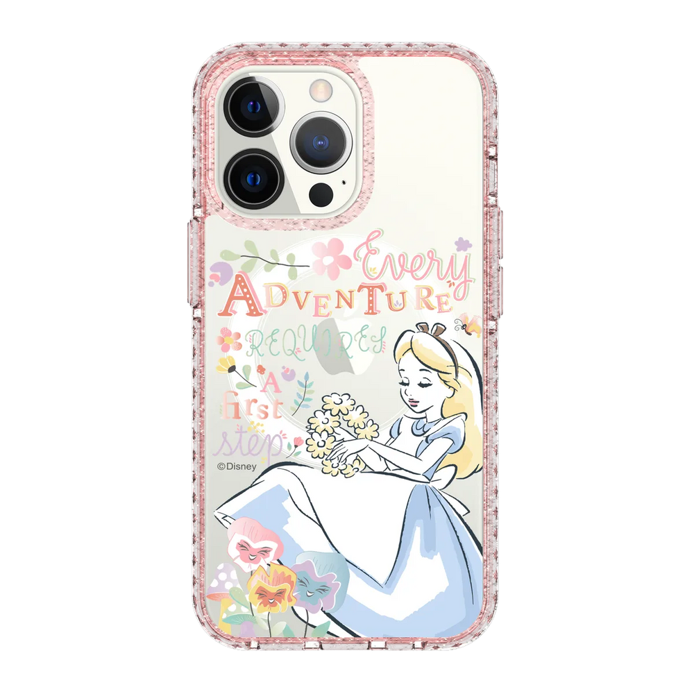 6391-iphone-13-pro-golden-case-magsafe-compatible-pink-glitter