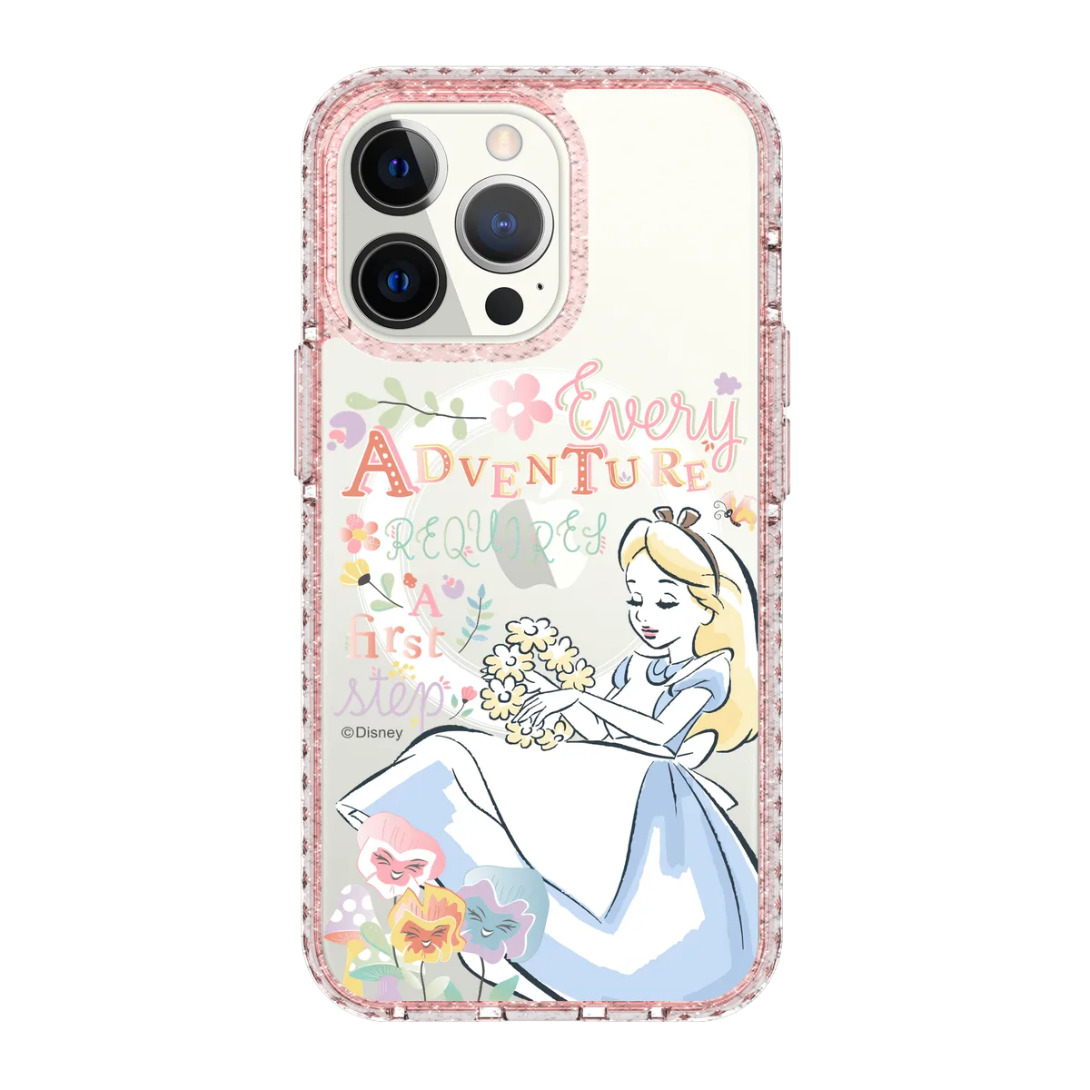 6391-iphone-13-pro-golden-case-magsafe-compatible-pink-glitter