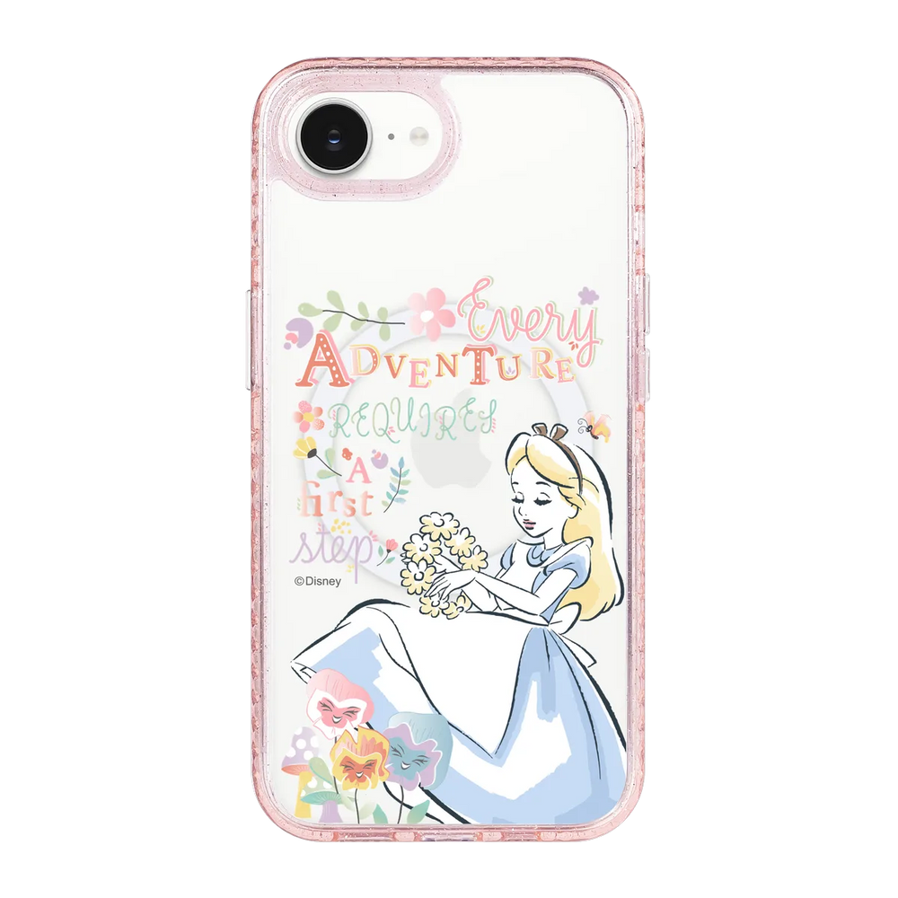 6391-iphone-16-e-golden-case-magsafe-compatible-pink-glitter