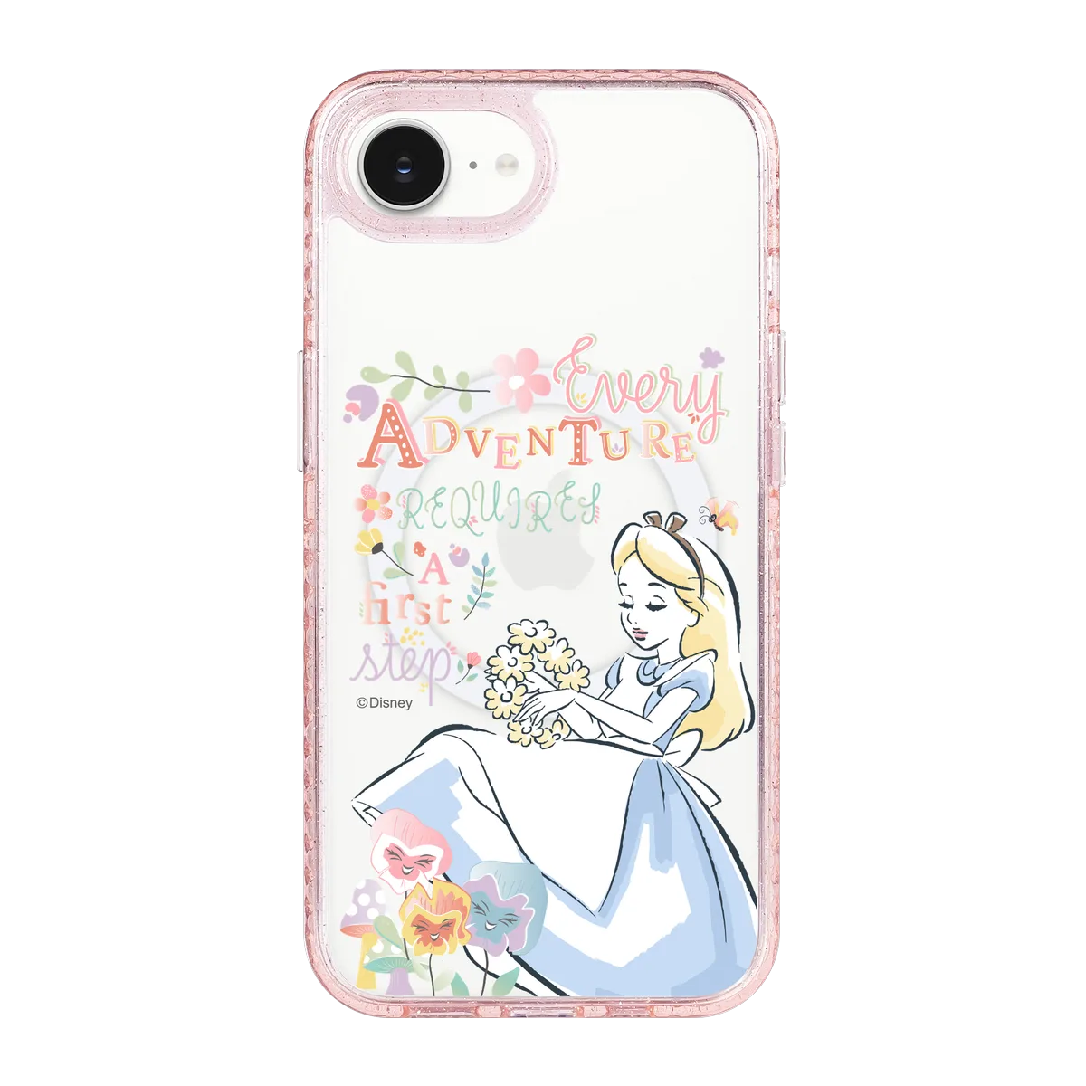 6391-iphone-16-e-golden-case-magsafe-compatible-pink-glitter