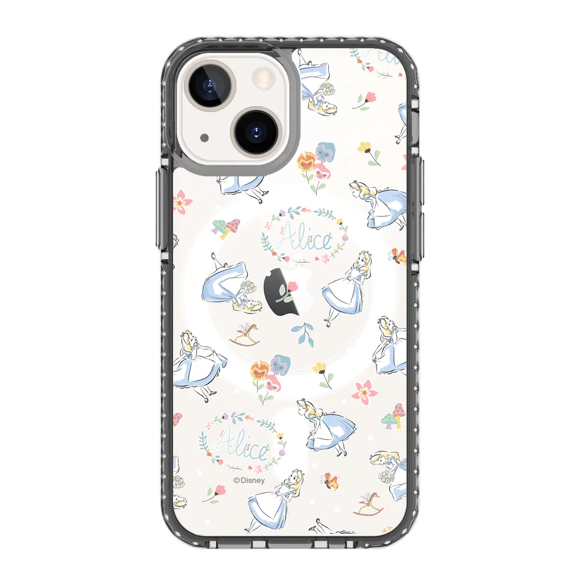 6393-iphone-13-mini-golden-case-magsafe-compatible-transparent-black