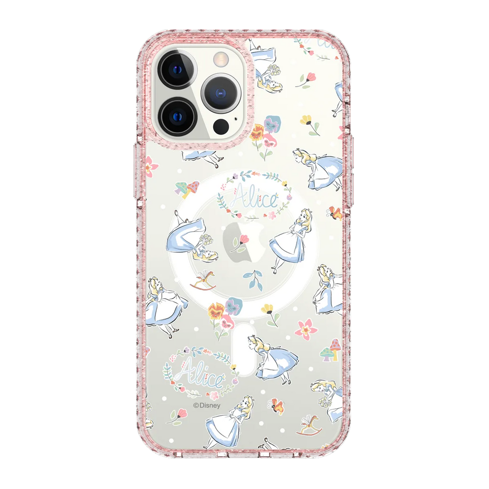 6393-iphone-13-pro-max-golden-case-magsafe-compatible-pink-glitter