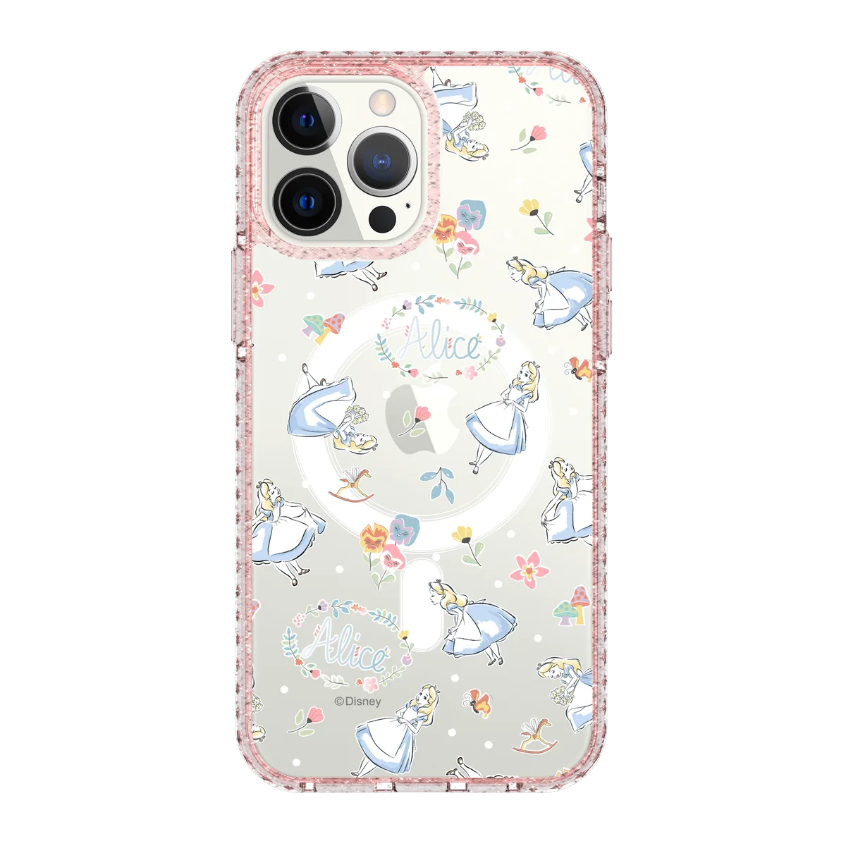 6393-iphone-13-pro-max-golden-case-magsafe-compatible-pink-glitter