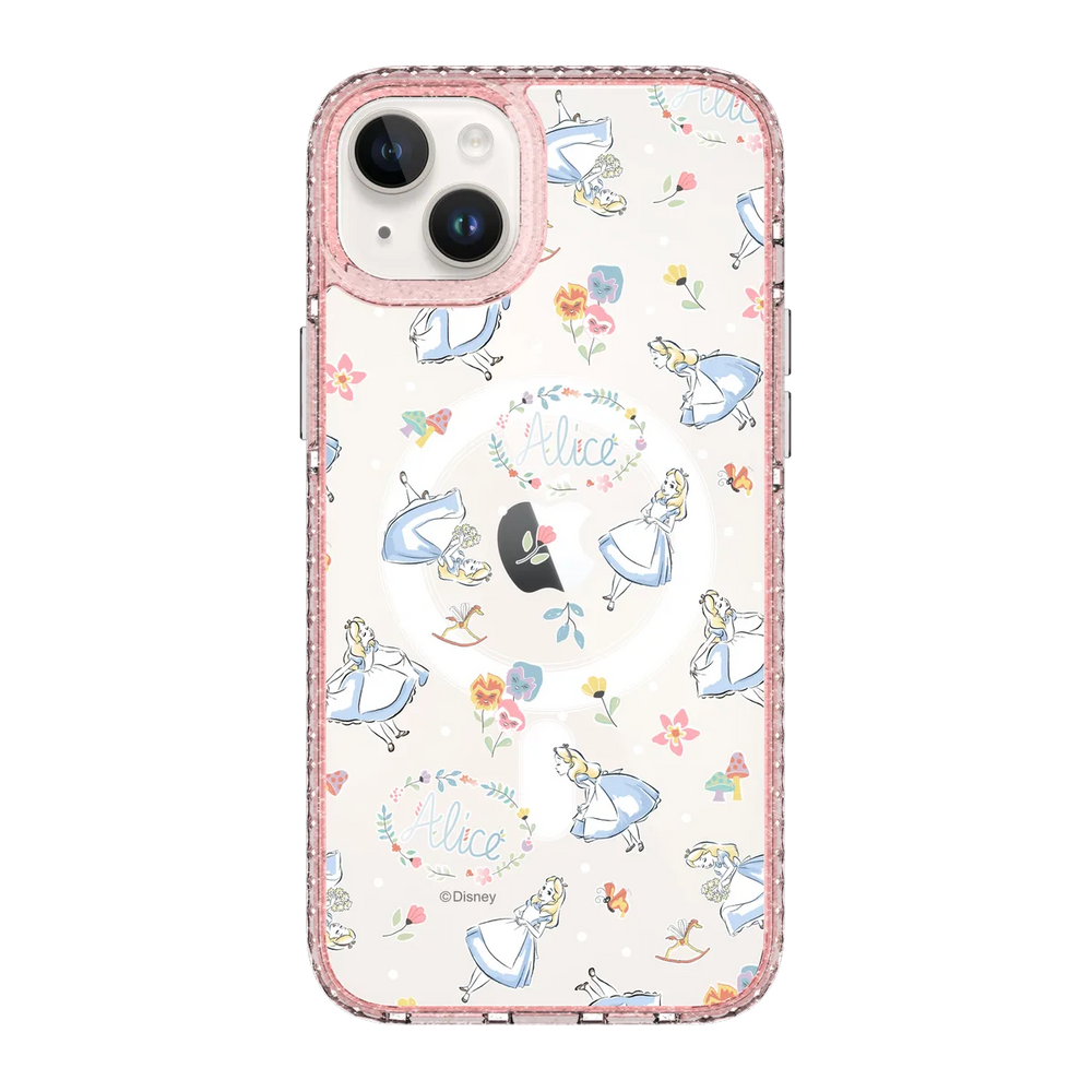 6393-iphone-14-plus-golden-case-magsafe-compatible-pink-glitter