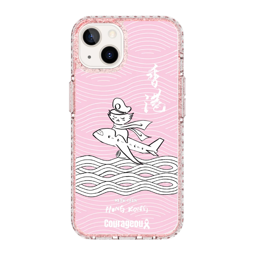 6410-iphone-13-golden-case-magsafe-compatible-pink-glitter