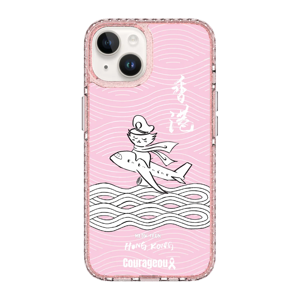 6410-iphone-14-golden-case-magsafe-compatible-pink-glitter