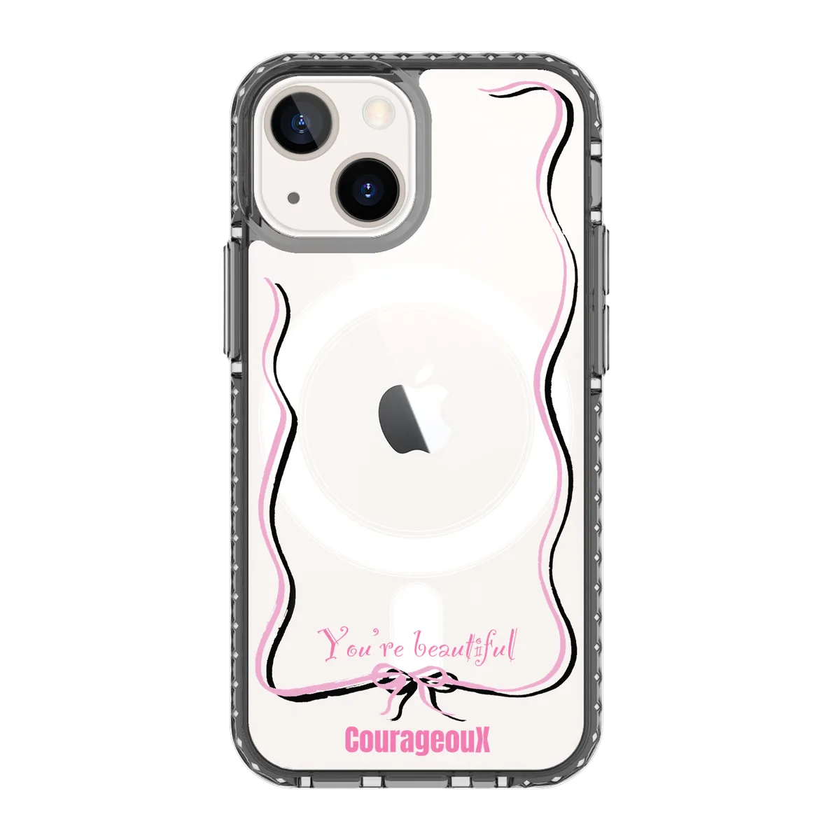 6416-iphone-13-mini-golden-case-magsafe-compatible-transparent-black