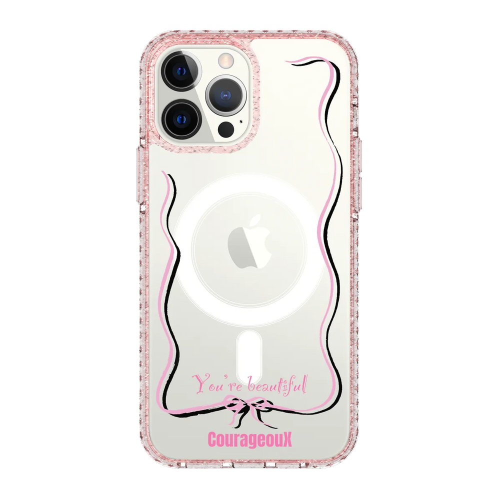 6416-iphone-13-pro-max-golden-case-magsafe-compatible-pink-glitter