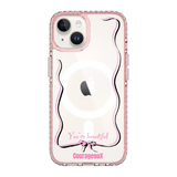 6416-iphone-14-golden-case-magsafe-compatible-pink-glitter