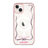 6416-iphone-14-plus-golden-case-magsafe-compatible-pink-glitter