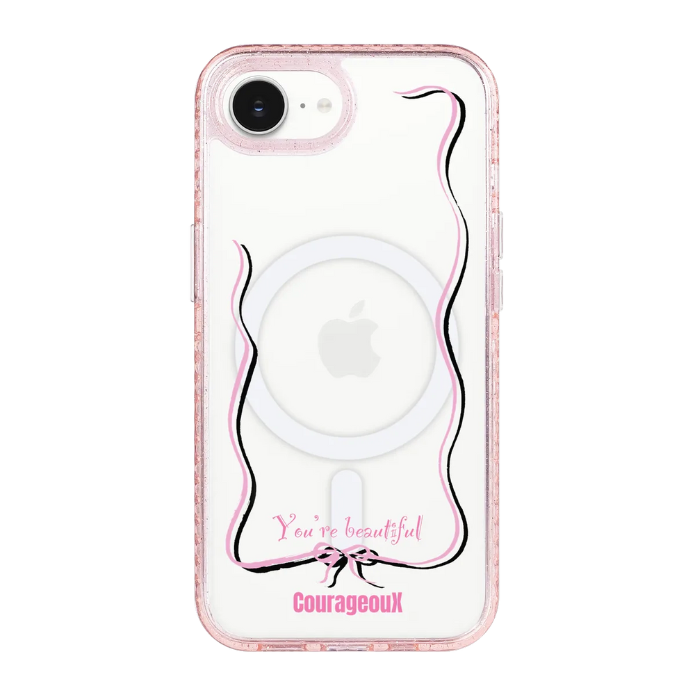 6416-iphone-16-e-golden-case-magsafe-compatible-pink-glitter