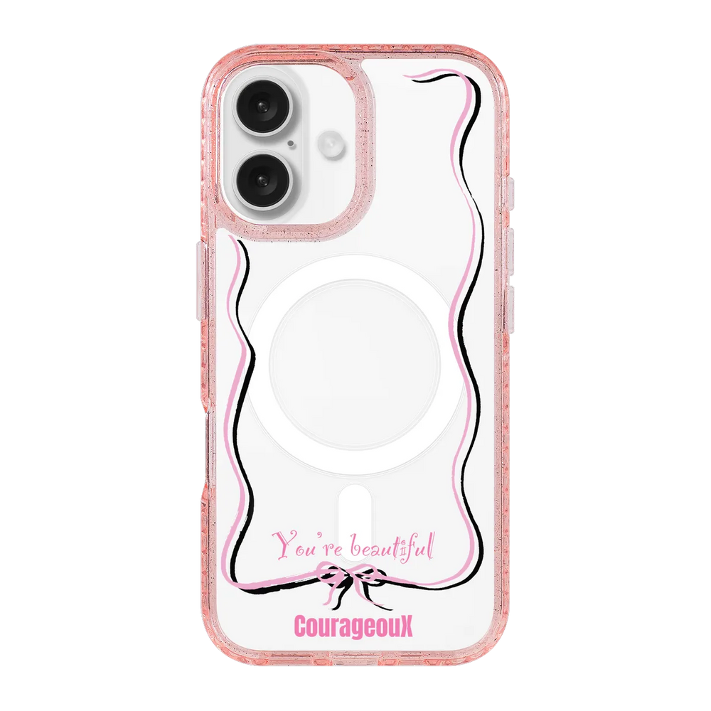 6416-iphone-16-golden-case-magsafe-compatible-pink-glitter