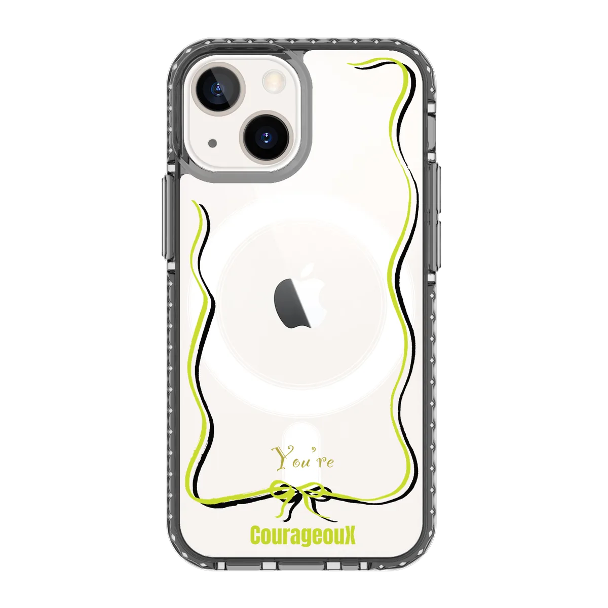 6418-iphone-13-mini-golden-case-magsafe-compatible-transparent-black