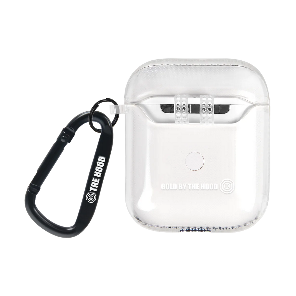 front-airpods-airpods-golden-case-transparent