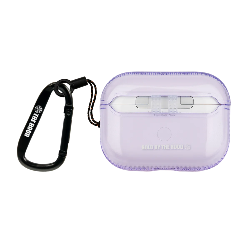 front-airpods-pro-2-airpods-golden-case-transparent-purple