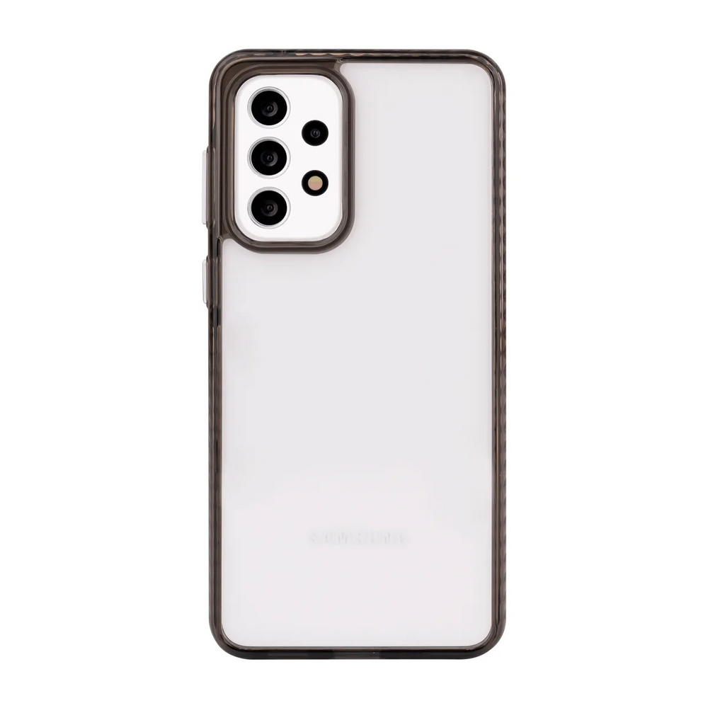 front-galaxy-a33-golden-case-transparent-black